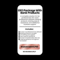 ERO Package with Bank Products